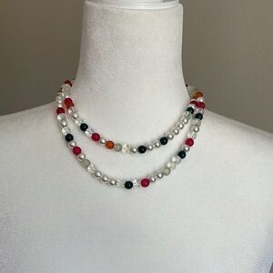 NWT Open Edit Multicolor Beaded Necklace